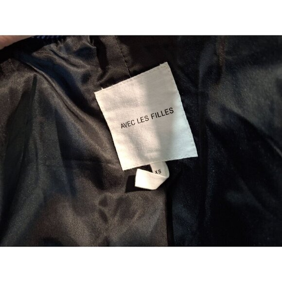 Avec Les Filles Lanvender Pink & Black Double Breasted Blazer/NWT, Sz. XS - Picture 9 of 10